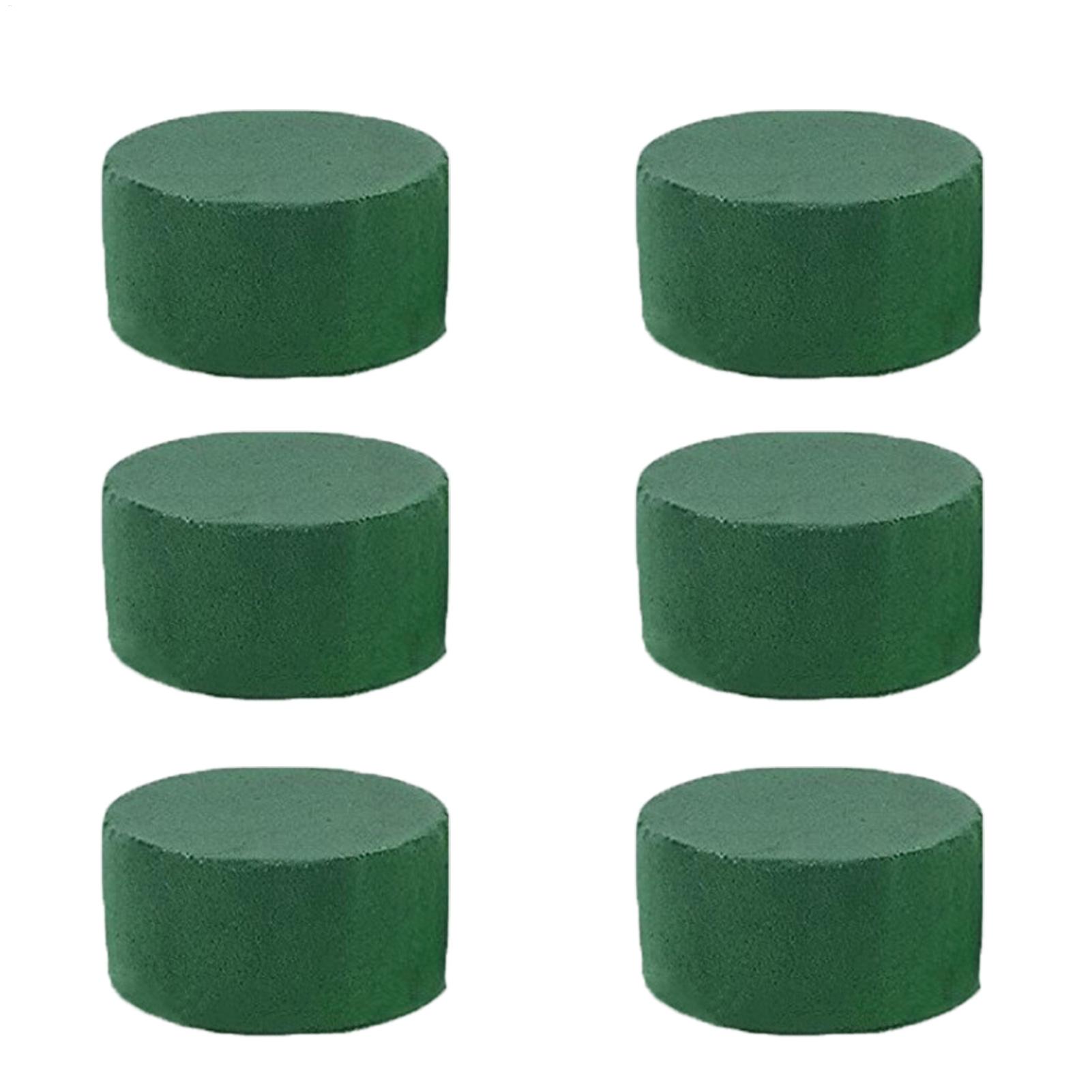 Floral Foam Oasis - 6pcs DIY Round Floral Foam Bricks