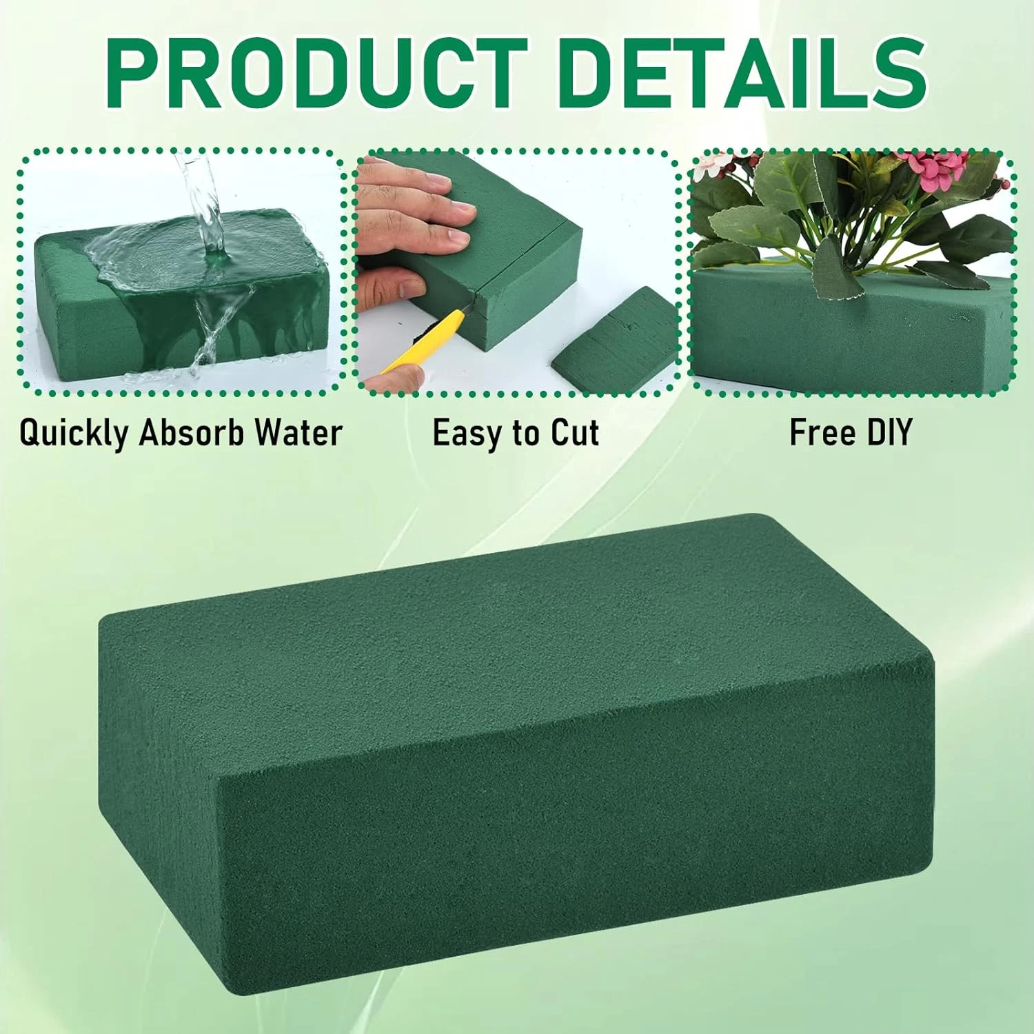 Flower foam blocks of fresh an - Floral Foam Oasis ulasan dan harga