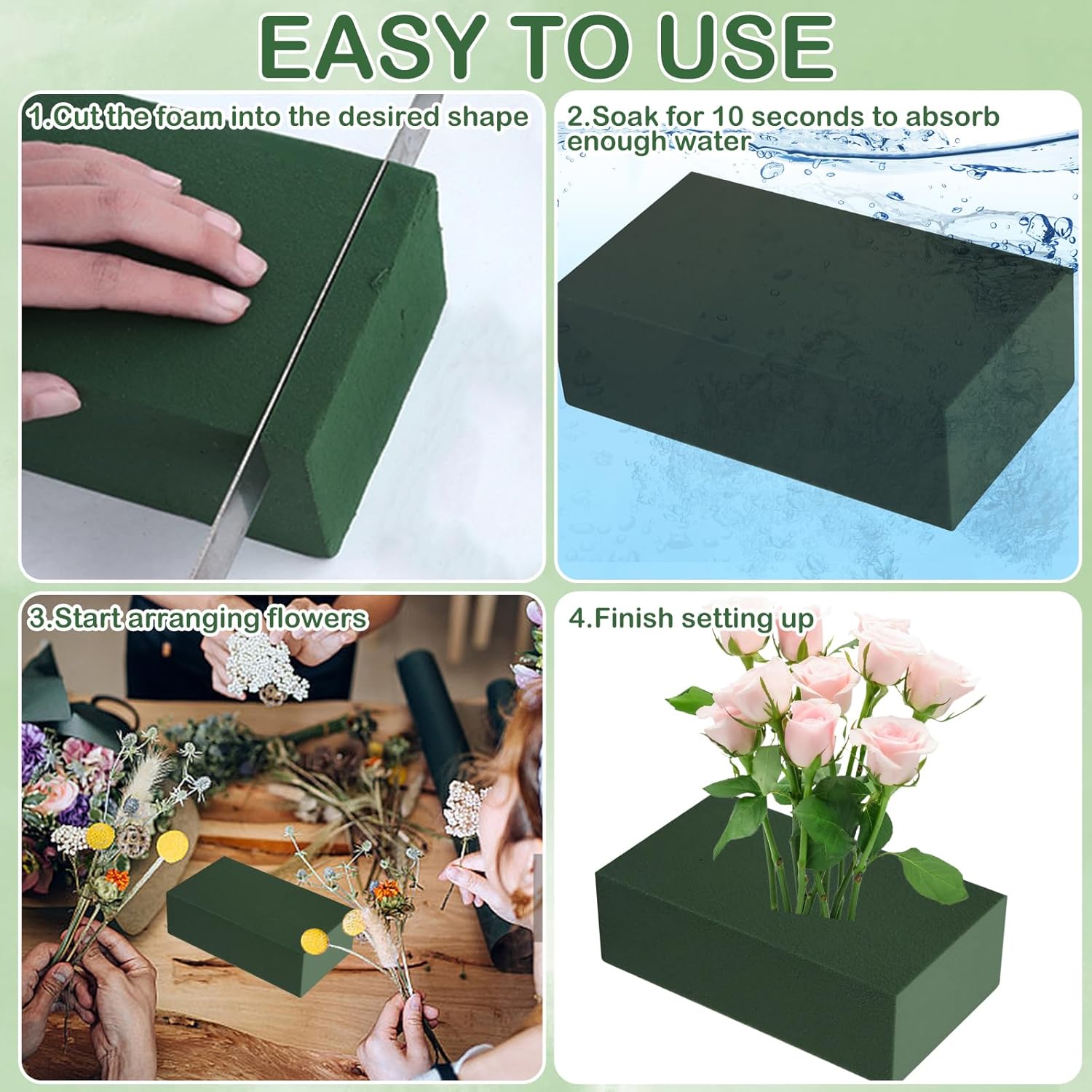 Absorbent Floral Foam Brick Cu - Floral Foam Oasis ulasan dan harga