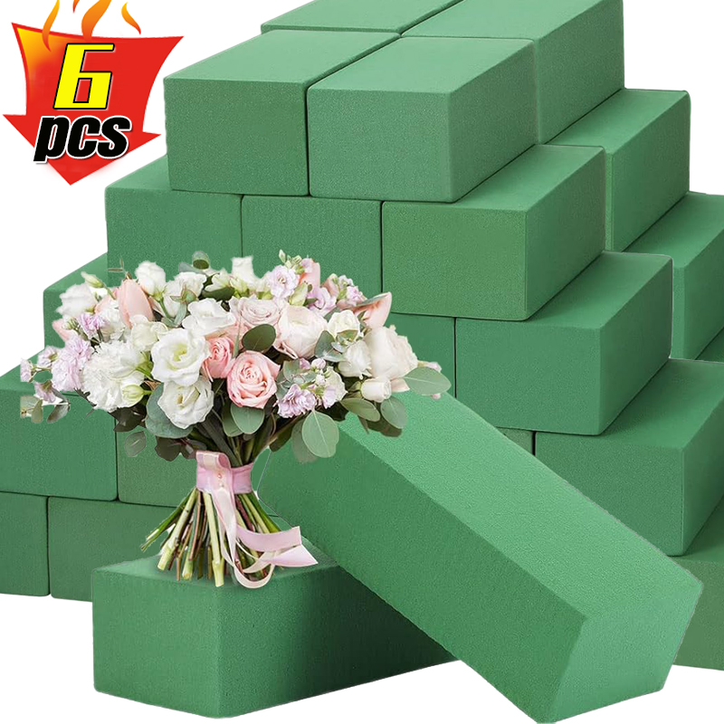 6/1PCS Floral Foam Blocks Rect - Floral Foam Oasis ulasan dan harga