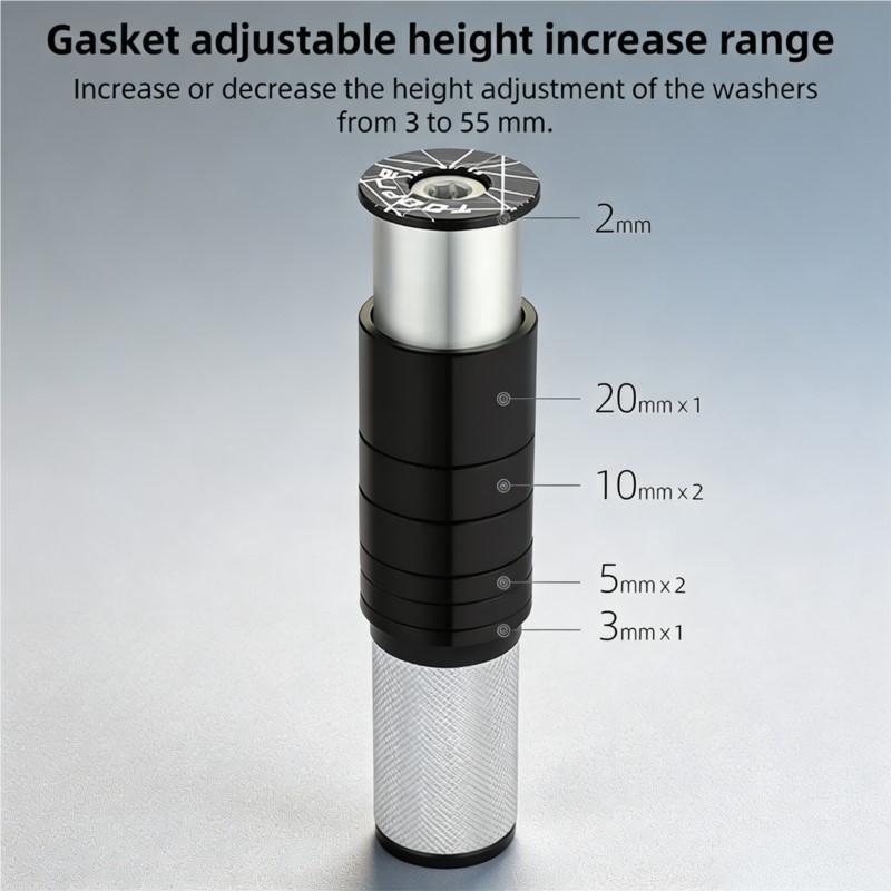 Hidden Bike Stem Raiser Invisi - Stem Extender Tube ulasan dan harga