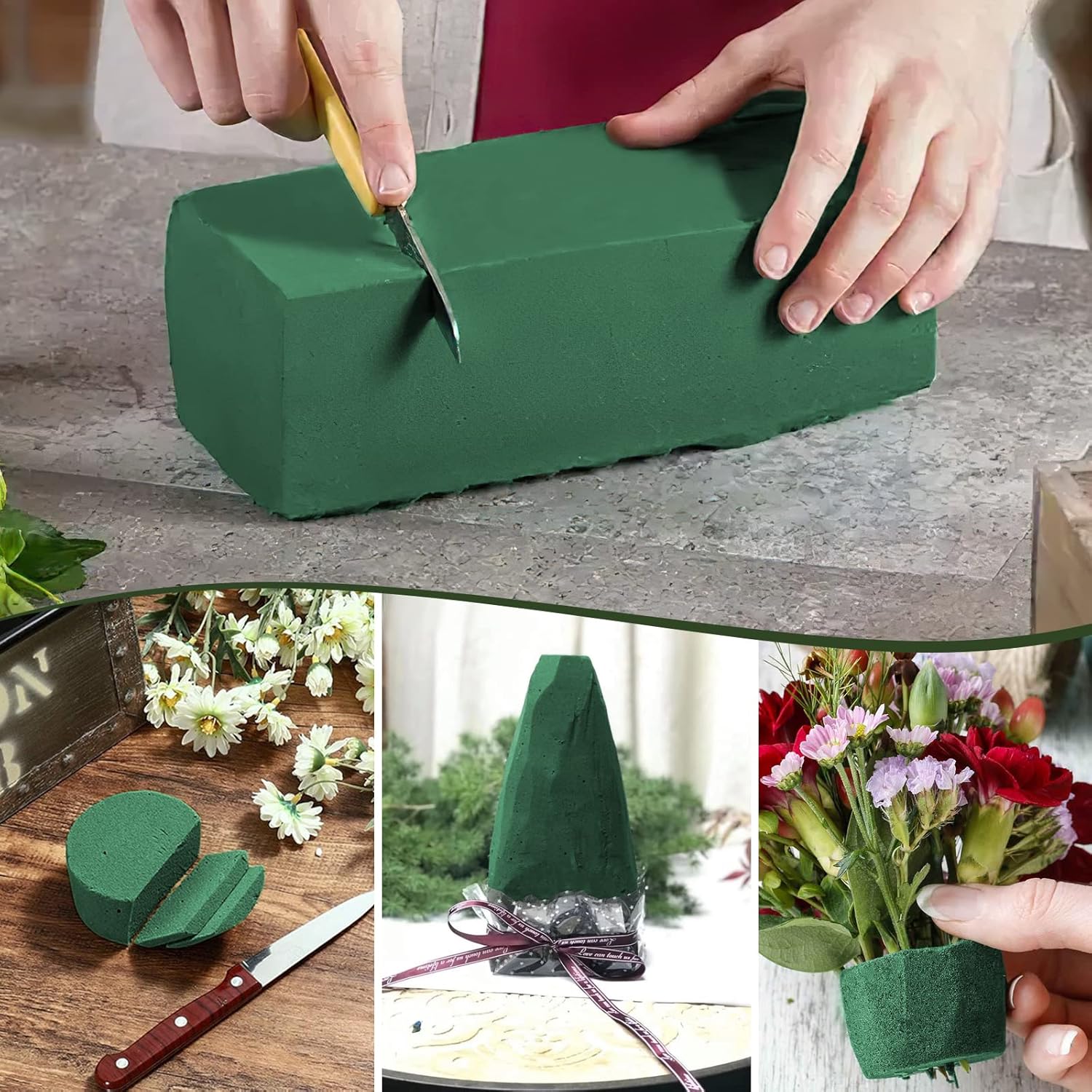 Floral Foam Block DIY Flower A - Floral Foam Oasis ulasan dan harga